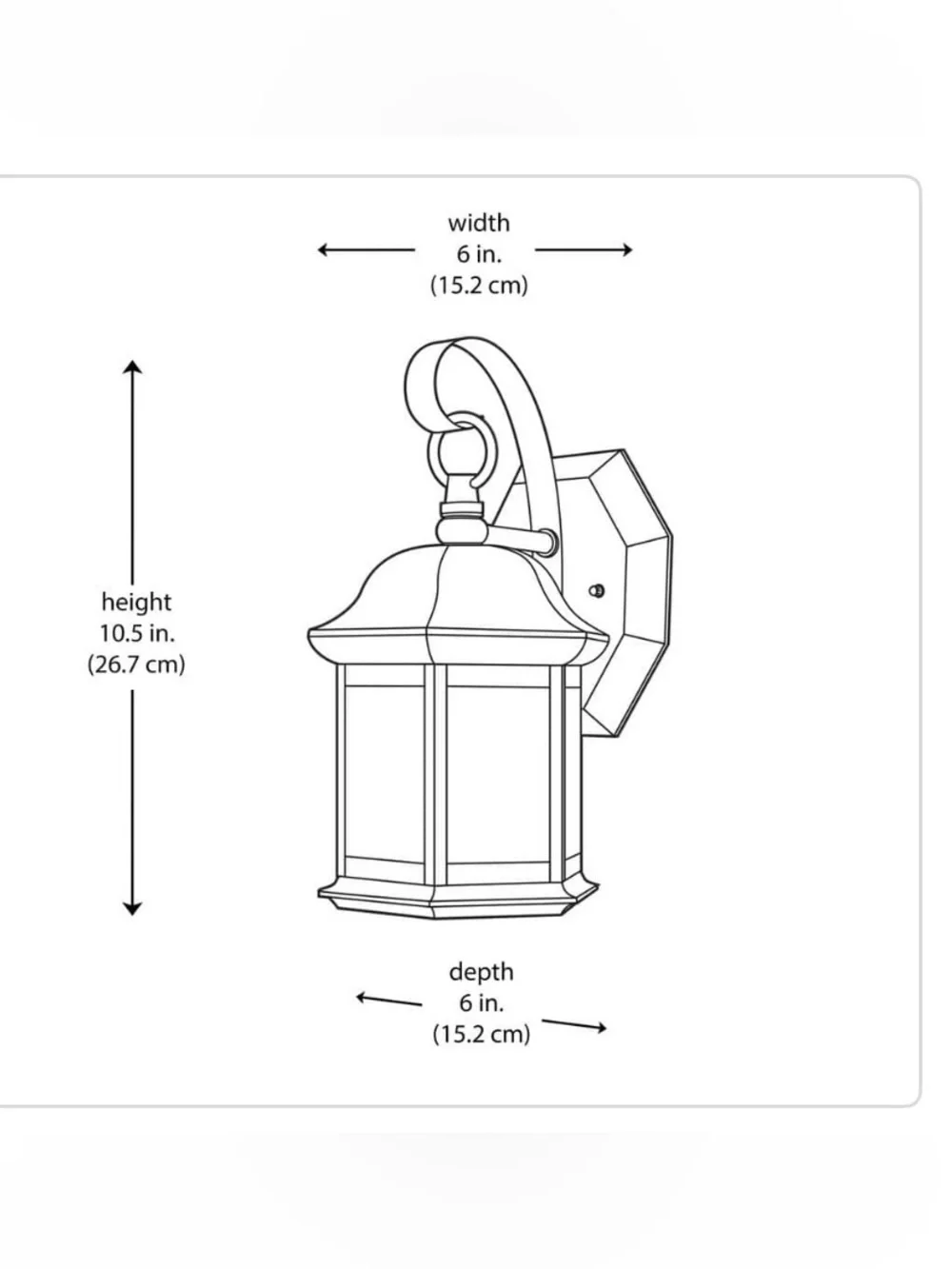 New Hampton Bay set of 2 Classic Bronze Outdoor Wall Lanterns